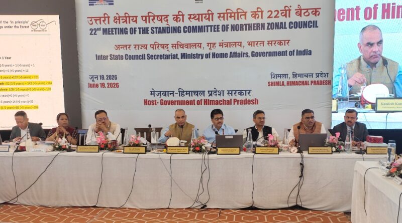 Himachal Government flags key concerns at NZC standing committee meeting HIMACHAL HEADLINES