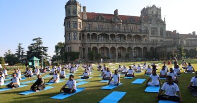 Mass Yoga Session Organised at the IIAS Shimla on International Yoga Day HIMACHAL HEADLINES