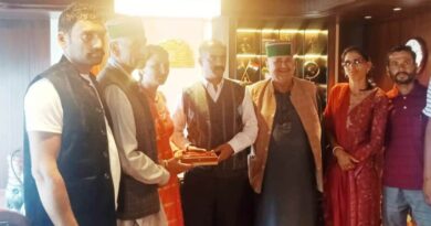 Panchayat representatives should rise above party politics and work for public welfare: Aniruddh HIMACHAL HEADLINES