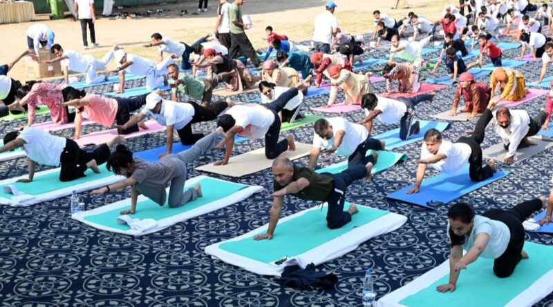 SJVN celebrated 12th International Day of Yoga