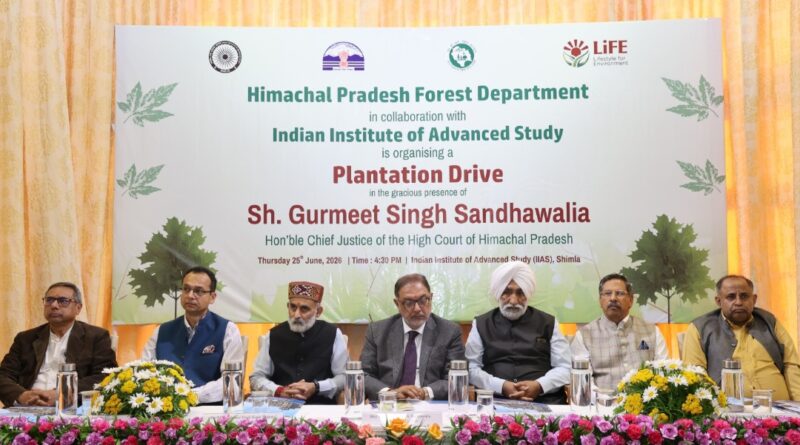 Protection of Nature is Not the Responsibility of the Govt Alone, but of Every Citizen : Gurmeet Singh Sandhawalia HIMACHAL HEADLINES