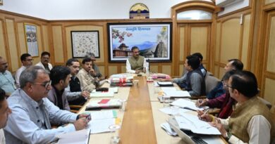 Sukhu directs to initiate process for taking over Sunni, Luhri and Dhaulasidh projects HIMACHAL HEADLINES