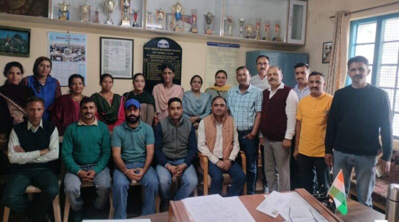 Formation of new SMC in Government Senior Secondary School Koti
