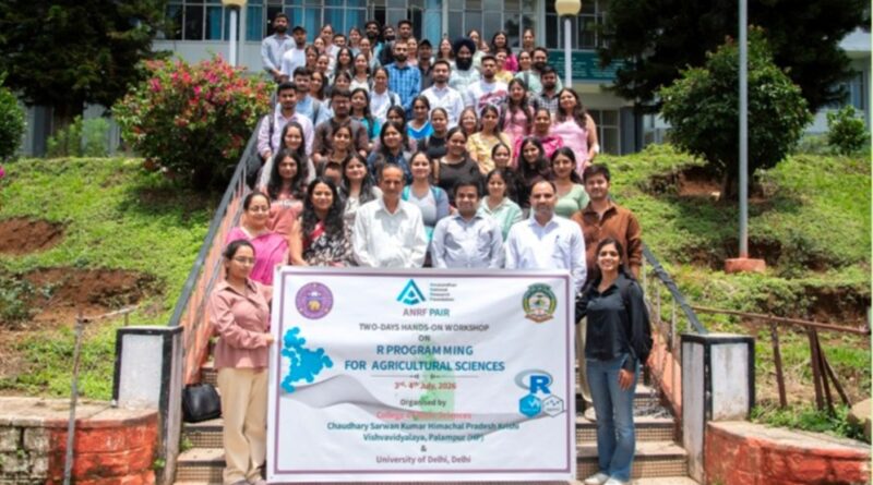 Empowering Young Researchers: CSKHPKV and Delhi University Hold Hands-On R Programming Workshop Empowering Young Researchers: CSKHPKV and Delhi University Hold Hands-On R Programming Workshop HIMACHAL HEADLINES