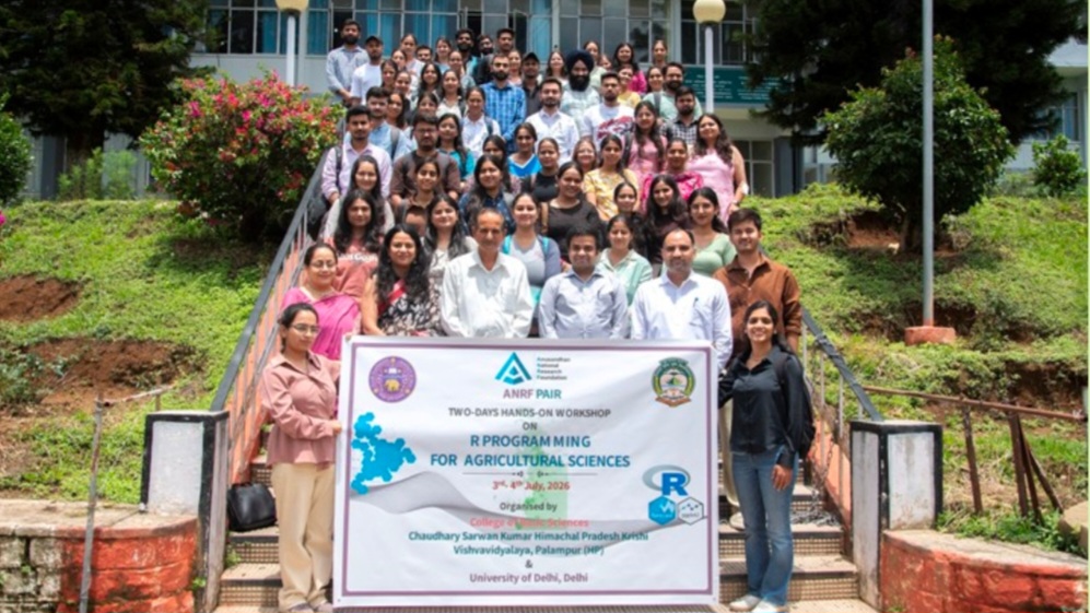 Empowering Young Researchers: CSKHPKV and Delhi University Hold Hands-On R Programming Workshop HIMACHAL HEADLINES