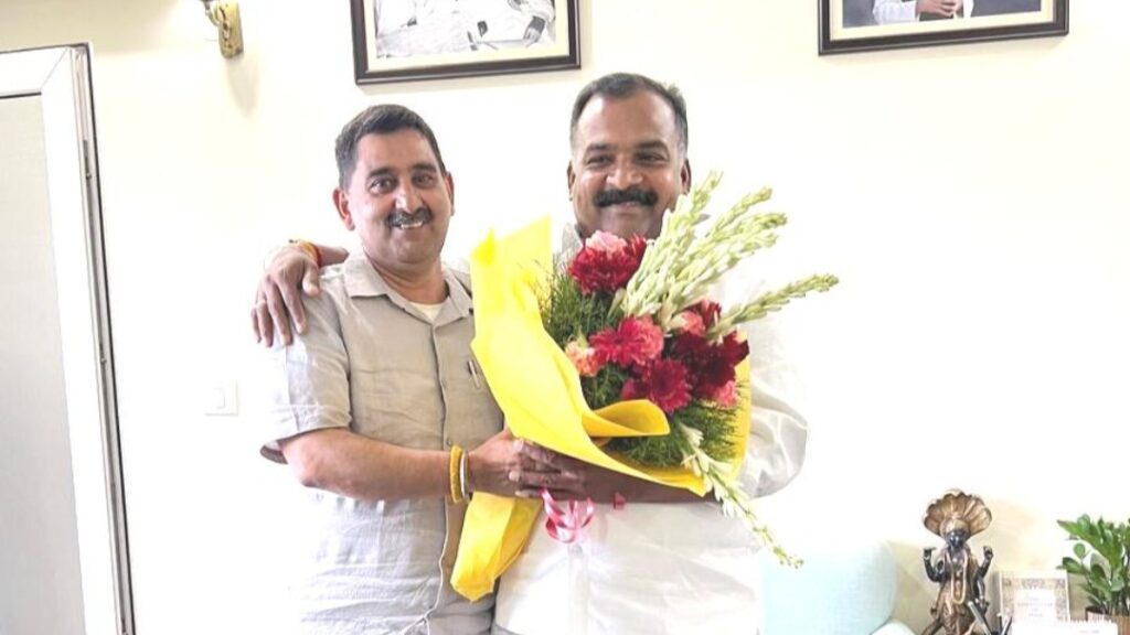 Kewal Singh Pathania calls on Tamil Nadu Congress Committee President HIMACHAL HEADLINES