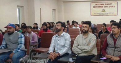 Induction programme organised for new students at Chail Koti College HIMACHAL HEADLINES