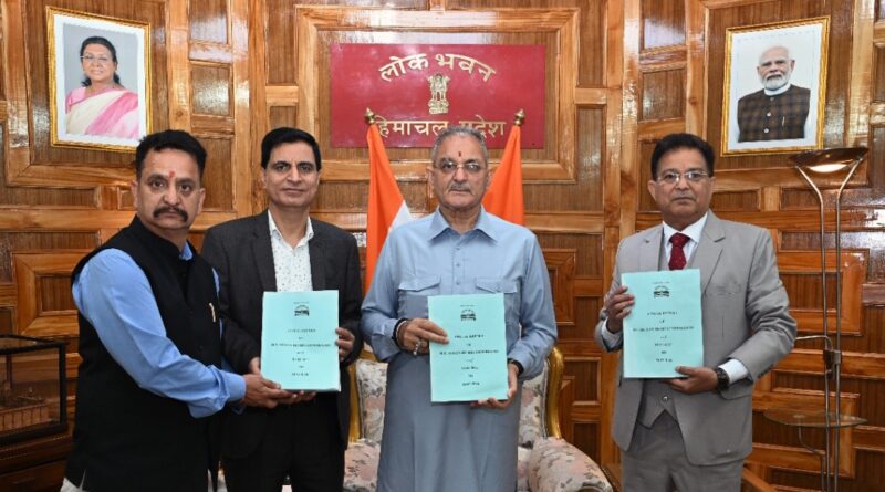 Lokayukta presents annual report of HP Human Rights Commission to Governor Lokayukta presents annual report of HP Human Rights Commission to Governor HIMACHAL HEADLINES