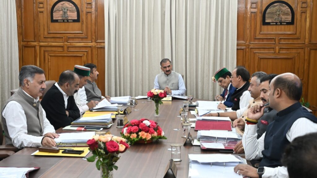 Himachal Cabinet Decisions Himachal Cabinet Decisions HIMACHAL HEADLINES