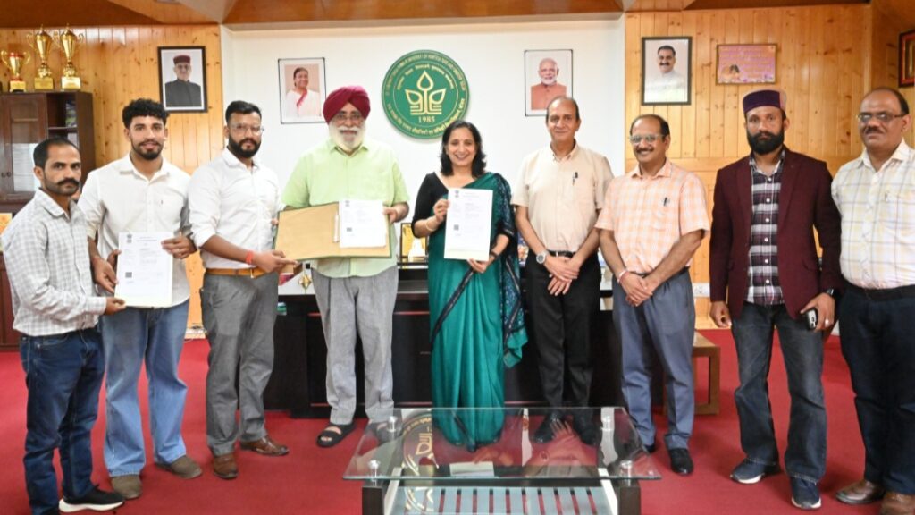 Nauni University Signs MoU with CropWave to Promote Digital Horticulture and Farmer Empowerment Nauni University Signs MoU with CropWave to Promote Digital Horticulture and Farmer Empowerment HIMACHAL HEADLINES