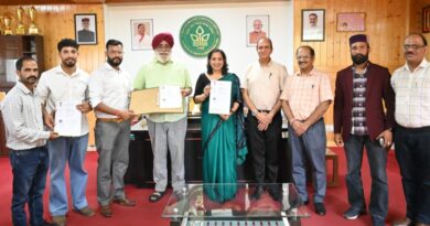 Nauni University Signs MoU with CropWave to Promote Digital Horticulture and Farmer Empowerment HIMACHAL HEADLINES