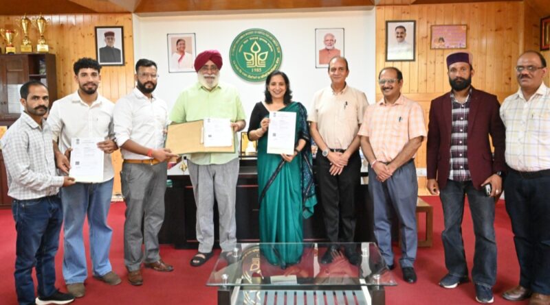 Nauni University Signs MoU with CropWave to Promote Digital Horticulture and Farmer Empowerment HIMACHAL HEADLINES