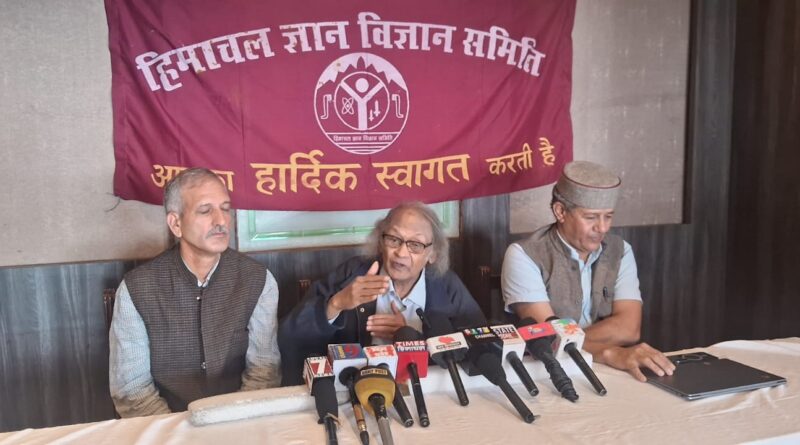 Assess Mountain Carrying Capacity Before Development Decisions: Dr. D. Raghunandan HIMACHAL HEADLINES