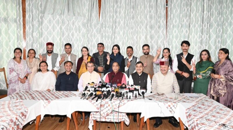 Jairam Thakur demands Shimla Zila Parishad Chair/Vice-Chair elections within two days. HIMACHAL HEADLINES