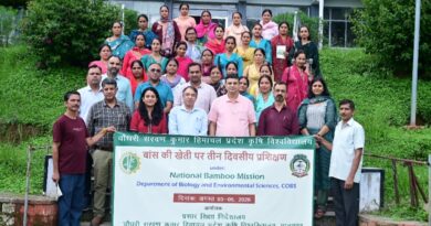 Palampur Agriversity Empowers Farmers with Hands-On Bamboo Farming Training HIMACHAL HEADLINES