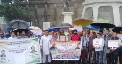 Congress Holds Protest March Over Alleged ‘Purification’ Ceremony, Slams BJP HIMACHAL HEADLINES