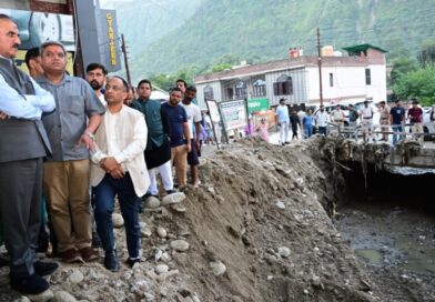 Sukhu Visits Disaster-Hit Areas in Chamba, Reviews Sultanpur Heliport; Chopper Services Expected by Year-End