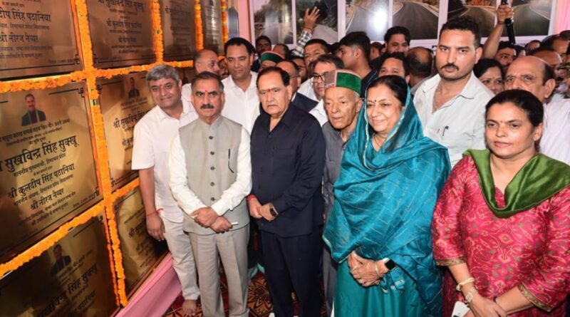 Sukhu dedicates and lays foundation stones for Rs. 333 crore development projects in Chamba HIMACHAL HEADLINES