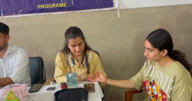 132 girl students screened at Hb testing camp in Rajgarh College HIMACHAL HEADLINES