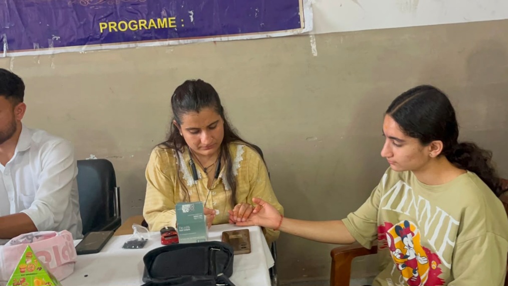 132 girl students screened at Hb testing camp in Rajgarh College HIMACHAL HEADLINES