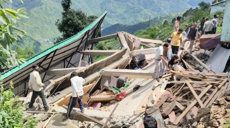 Two dead after two-storey house collapses in Rajgarh village Two dead after two-storey house collapses in Rajgarh village HIMACHAL HEADLINES