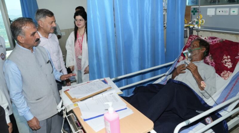 Sukhu assures full state support for expansion of AIIMS Bilaspur HIMACHAL HEADLINES