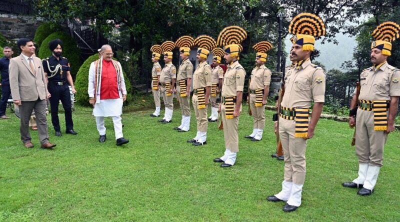 Governor hoists National Flag at Lok Bhavan on 80th Independence Day Governor hoists National Flag at Lok Bhavan on 80th Independence Day HIMACHAL HEADLINES