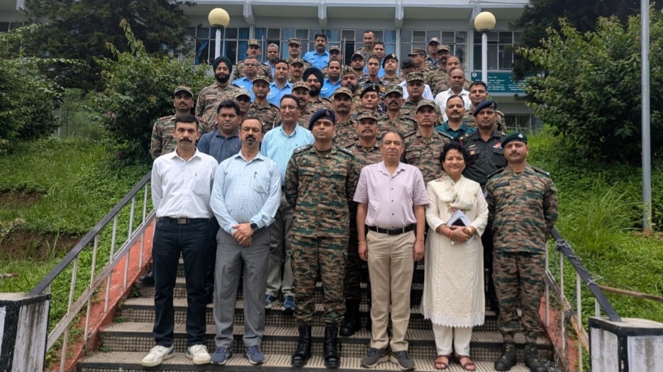 CSK Palampur Equips Armed Forces Personnel with Modern Farming Skills HIMACHAL HEADLINES