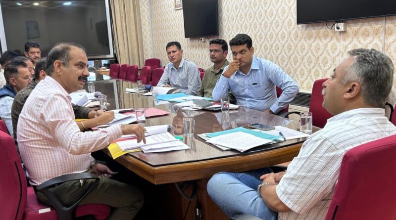 Rohit Thakur reviews development works in Jubbal-Kotkhai Assembly Constituency
