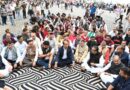 BJP counter-protest continued for an hour and a half at the Ridge ground