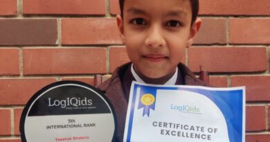 Seven-Year-Old Yaashak Bhateria Secures 5th International Rank in LogIQids Olympiad Seven-Year-Old Yaashak Bhateria Secures 5th International Rank in LogIQids Olympiad