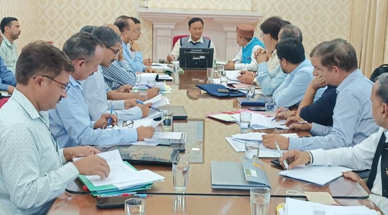 Jagat Negi reviews progress of HP SHIVA project HIMACHAL HEADLINES