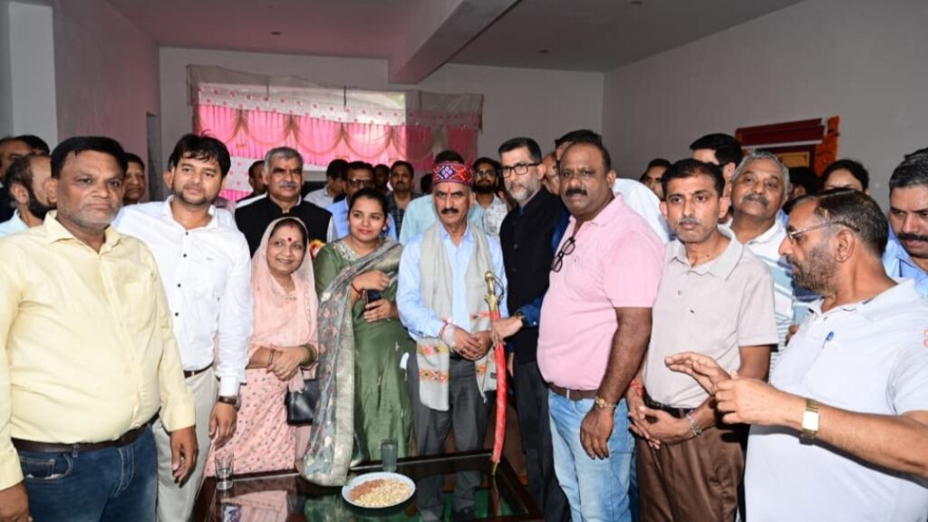 Sukhu lays foundation stone of Rs. 17.52 crore  building of GSSS Nadaun HIMACHAL HEADLINES