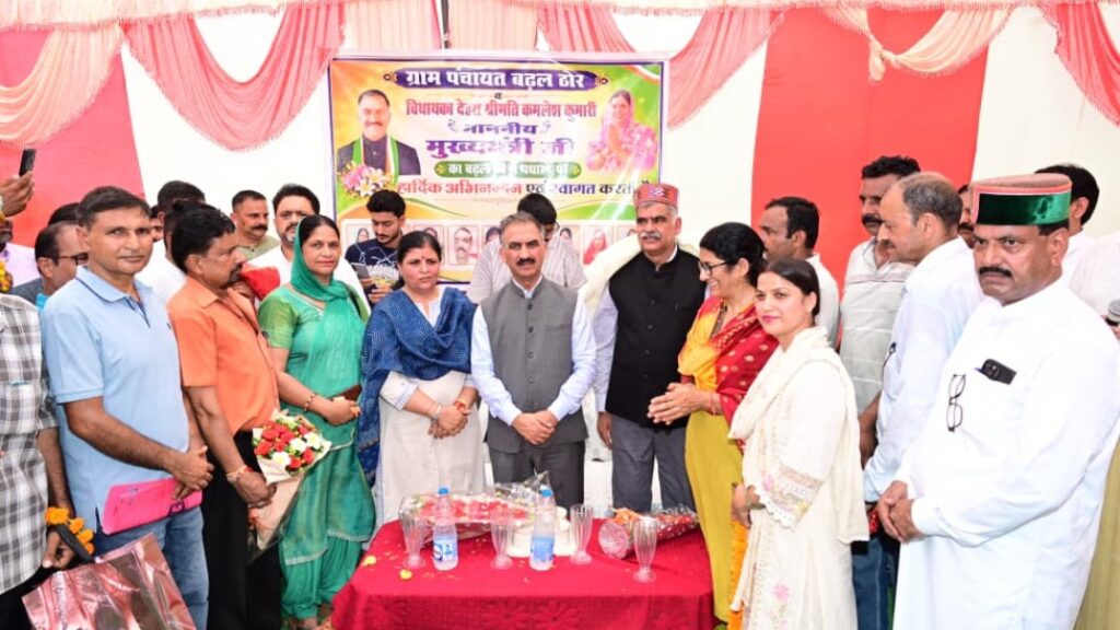 Sukhu announces ozone-based drinking water project in Dehra for 46 Cr HIMACHAL HEADLINES