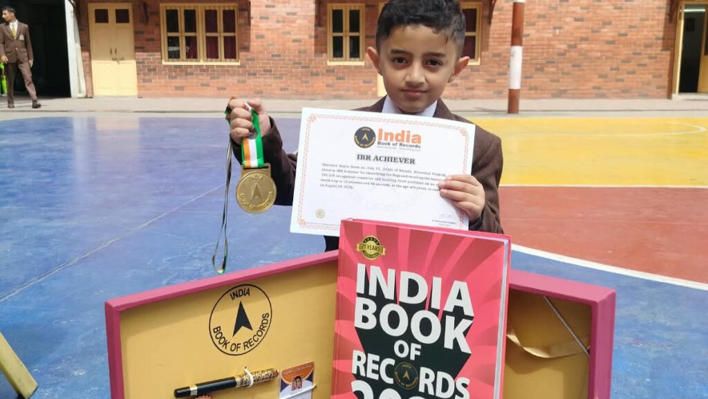 AHSB’s Shivaksh Rapta Enters India Book of Records for Geography AHSB’s Shivaksh Rapta Enters India Book of Records for Geography HIMACHAL HEADLINES