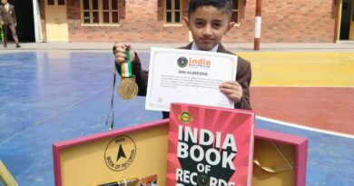 AHSB’s Shivaksh Rapta Enters India Book of Records for Geography HIMACHAL HEADLINES