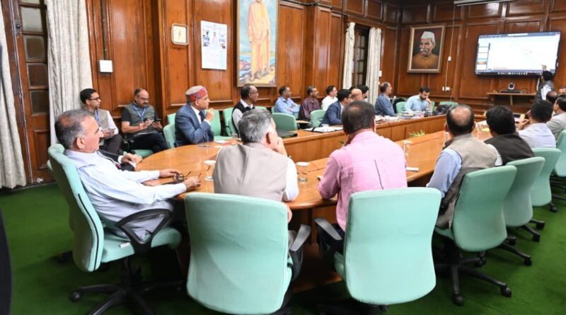 Sukhu reviews progress of proposed Him-Chandigarh City HIMACHAL HEADLINES