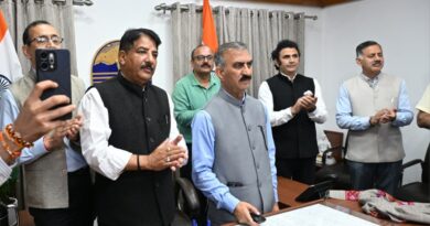 Sukhu lays foundation stone for renovation of Sahakar Sadan in Shimla HIMACHAL HEADLINES