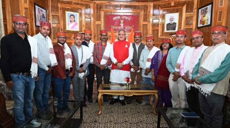 West Bengal Media Delegation calls on Governor HIMACHAL HEADLINES