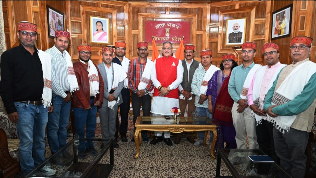 West Bengal Media Delegation calls on Governor HIMACHAL HEADLINES