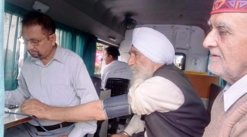 Health camps for senior citizens organised in the chain of public health centres HIMACHAL HEADLINES