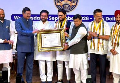 Anurag Singh Thakur once again honoured with Sansad Ratna Award
