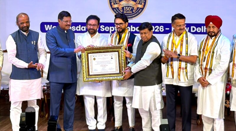 Anurag Singh Thakur once again honoured with Sansad Ratna Award