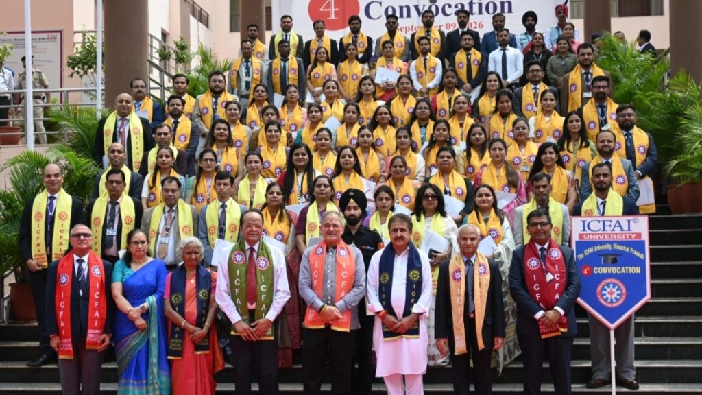 Governor presides over 4th Convocation of ICFAI University HIMACHAL HEADLINES