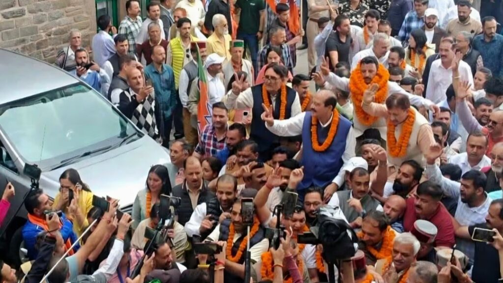 BJP's wins 11 out of 12 district councils : Harsh Mahajan BJP's wins 11 out of 12 district councils : Harsh Mahajan HIMACHAL HEADLINES