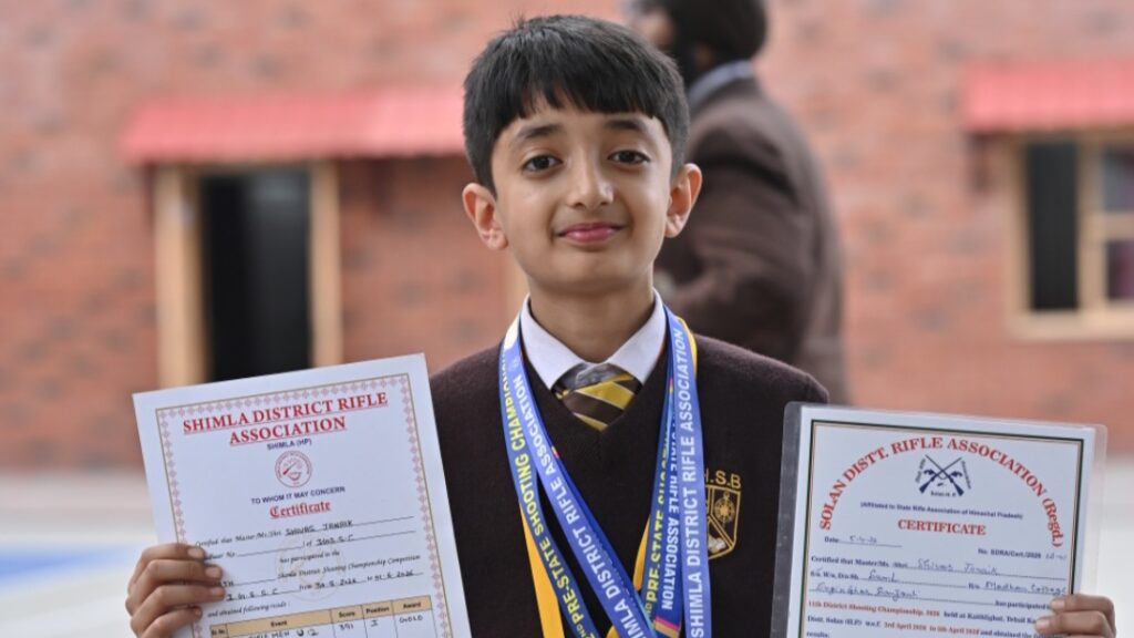 Five golds at 10: AHSB's Shivas making his mark in shooting HIMACHAL HEADLINES