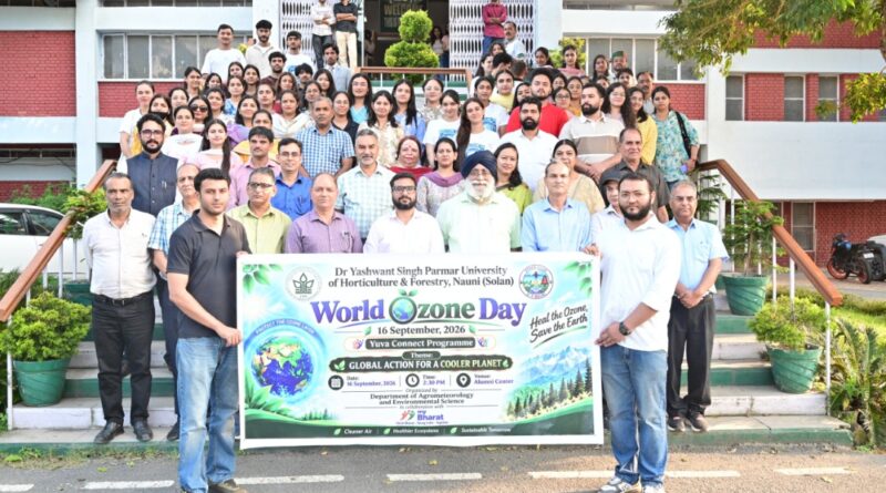 UHF Nauni Marks World Ozone Day HIMACHAL HEADLINES