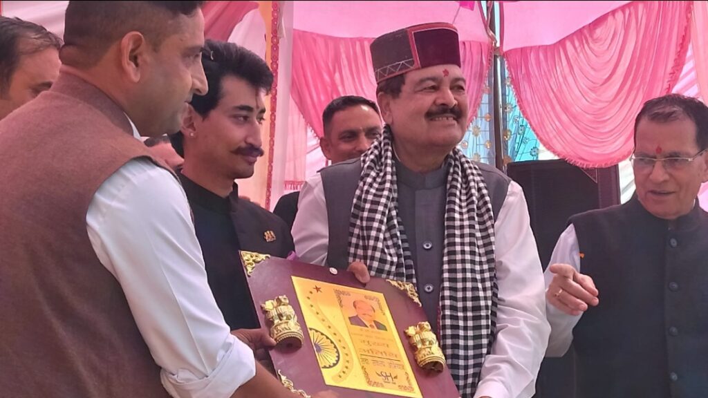 Junga tehsil receives new ambulance, keys handed over by Harsh Mahajan HIMACHAL HEADLINES