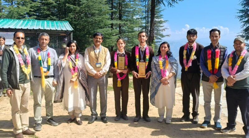Three students from Chiyog School shine at Children's Science Congress HIMACHAL HEADLINES
