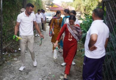 Police personnel launched cleanliness drive with message of Clean Junga